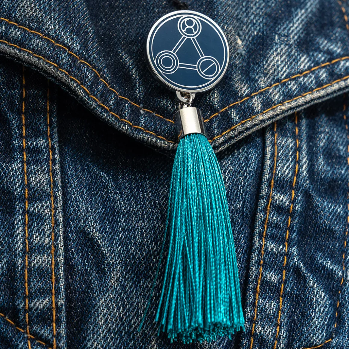 Cobalt Soul Tassel Pin
