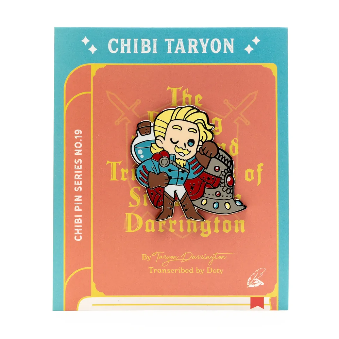 Critical Role Chibi Pin No. 19 - Taryon Darrington
