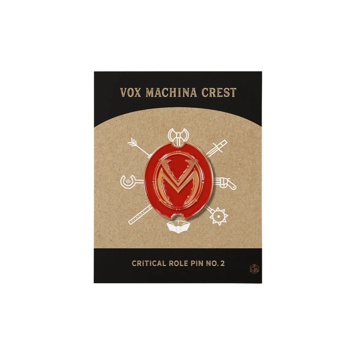 Critical Role Pin No. 2 - Vox Machina Crest