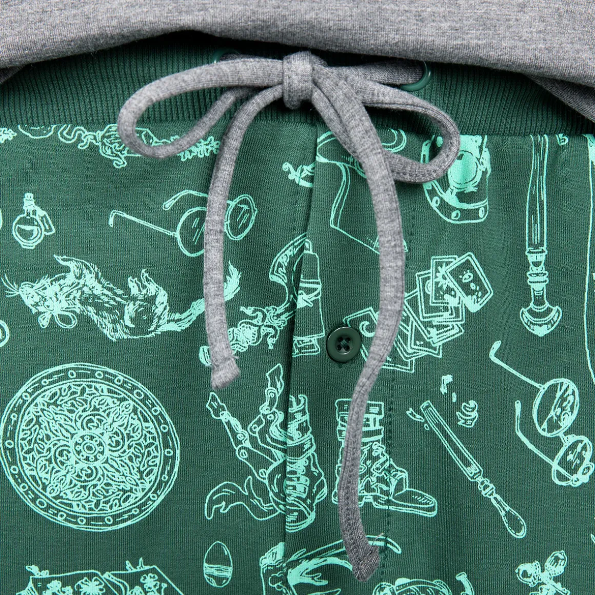 Critical Role Ultra Soft Forest Green Pajama Lounge Set