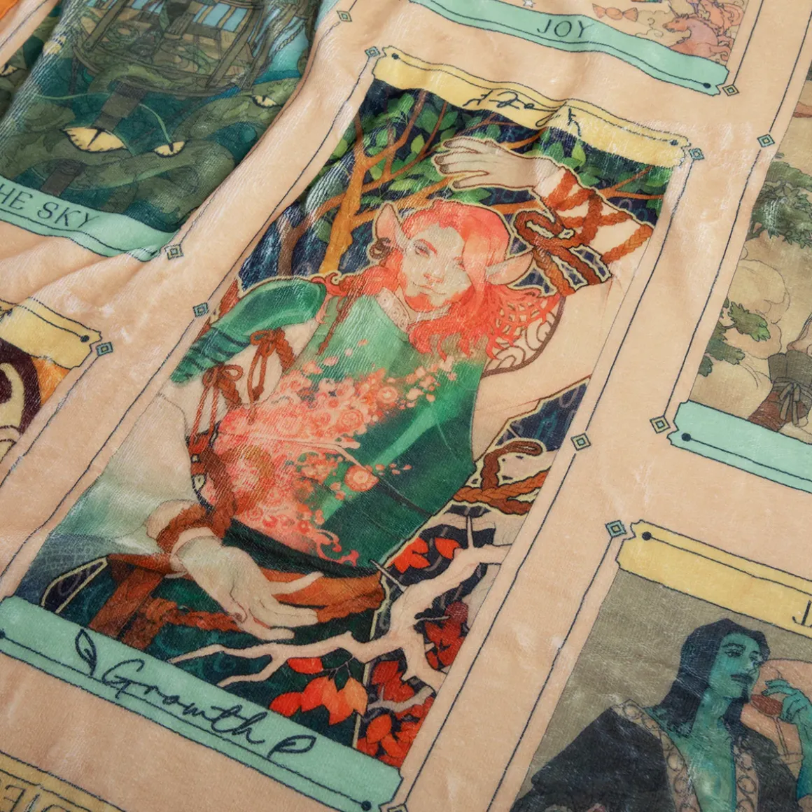 Oracle of the Moon Tarot Blanket