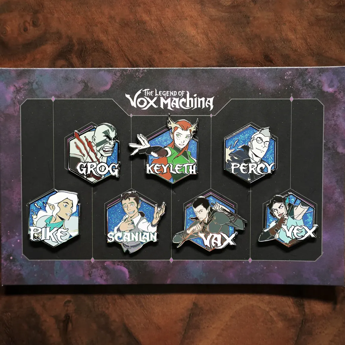 The Legend of Vox Machina Pin Set 7-Pack