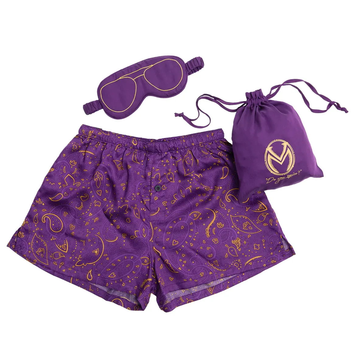Vox Machina Collection: Scanlan Shorthalt Boxers & Sleep Mask Set